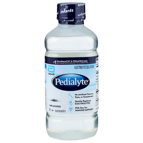 Pedialyte Unflavored - 33.8 Fluid Ounce