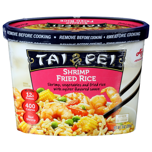 Tai Pei Shrimp, Vegetables And Fried Rice With Oyster Flavored Sauce - 9 Ounce
