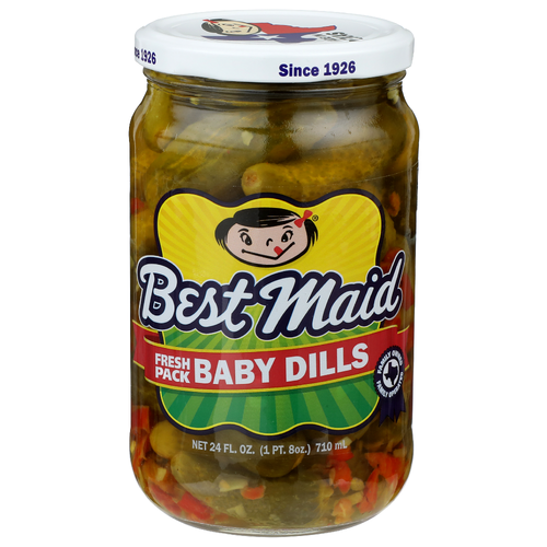Best Maid Fresh Pack Baby Dills - 24 Fluid Ounce