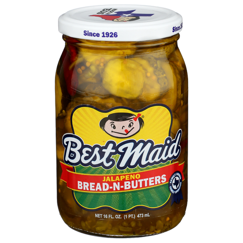 Best Maid Bread-N-Butters Jalapeno - 16 Fluid Ounce