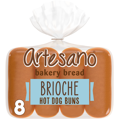 Artesano Brioche Hot Dog Buns - 16 Fluid Ounce Image 1 of 4
