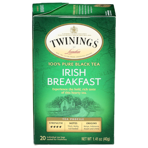 Twinings Of London Black Tea Irish Breakfast - 0.071 Ounce - 20 Count