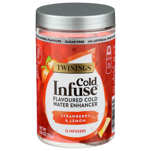 Twinings Of London Cold Infuse Watermelon & Mint Water Enhancer - 0.088 Ounce - 12 Count Image 1 of 2
