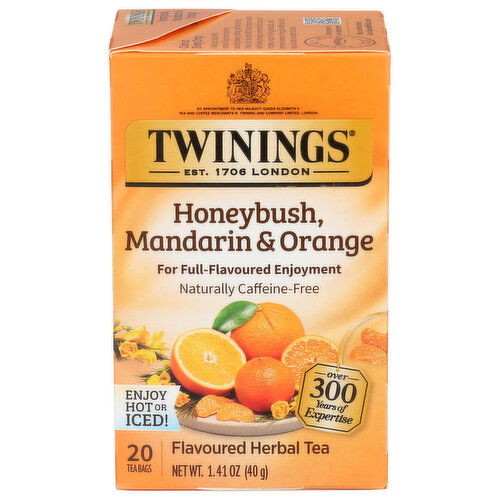 Twinings Of London Herbal Tea Honeybush, Mandarin, & Oranges Mandarin & Orange Tea - 0.071 Ounce - 20 Count