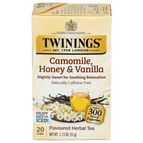 Twinings Of London Herbal Tea Camomile, Honey, & Vanilla Bag - 0.057 Ounce - 20 Count