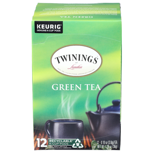 Twinings Of London Keurig Genuine K-Cup Pods Green Tea - 0.105 Ounce - 12 Count