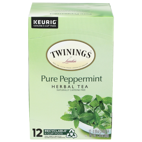 Twinings Of London Pure Peppermint Herbal Tea - 0.105 Ounce - 12 Count