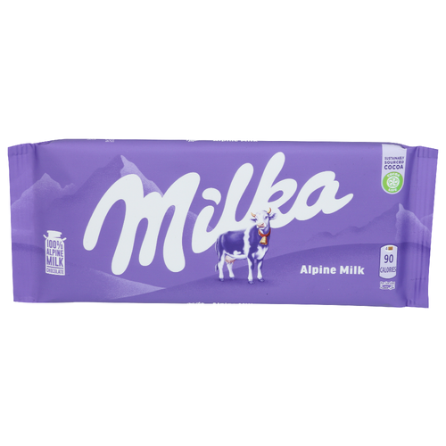 Milka Alpine Milk 100% Chocolate - 3.5 Ounce