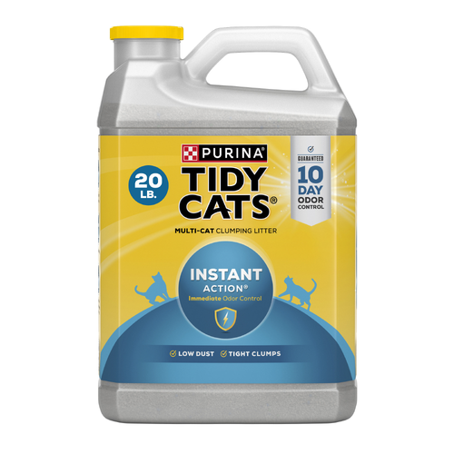Purina Tidy Cats Clumping Cat Litter, Instant Action Multi Litter - 20 Pound Image 1 of 3