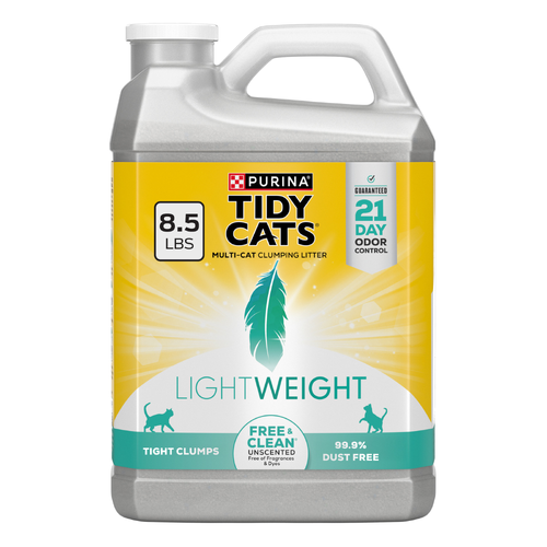Purina Tidy Cats Lightweight Free And Clean Unscented - 8.5 Pound