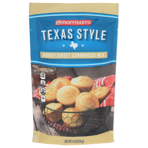 Morrison's Texas Style Honey Sweet Cornbread Mix - 6 Ounce