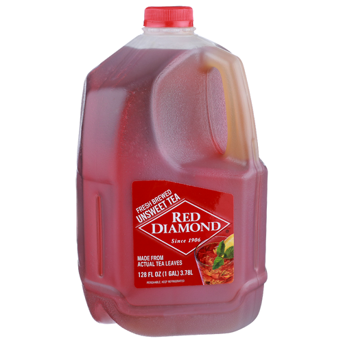 Red Diamond Tea Fresh Brewed Unsweet - 128 Fluid Ounce