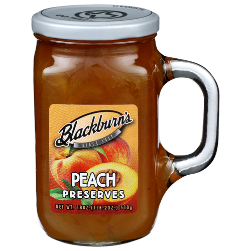 Blackburn's Peach Preserves - 18 Ounce