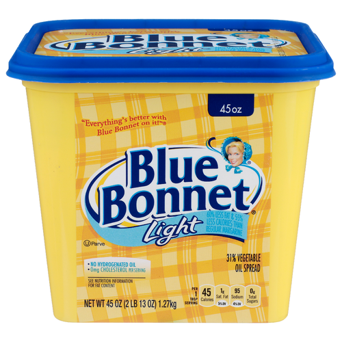 Blue Bonnet Light 31% Vegetable Oil Spread - 45 Ounce