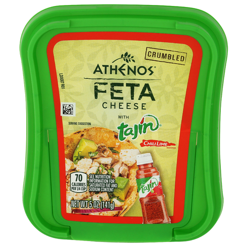 Athenos Tajin Crumbled Feta Cheese 12 - 5 Ounce