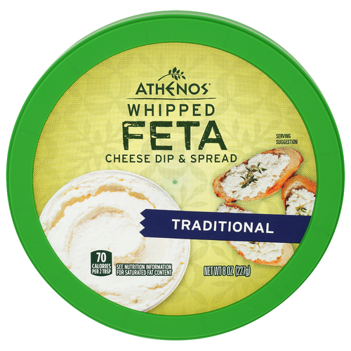 Athenos  Whipped Dip & Spread Feta Cheese - 8 Ounce