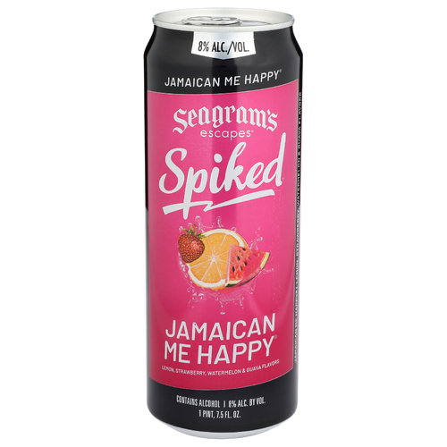 Seagram's Escapes Spiked Flavored Beer Lemon, Strawberry, Watermelon & Guava Flavors - 23.5 Fluid Ounce