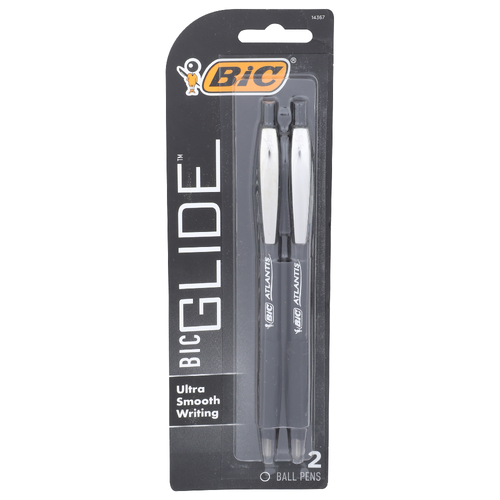 Bic Big Glide Ball Pens - 2 Count