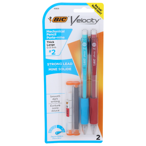 Bic Velocity Strong Lead Mechanical Pencil - 2 Count