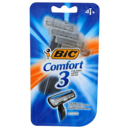 Bic Comfort 3 Razor - 4 Count
