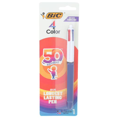 Bic 4 Color Medium Ball Pen - 1 Count