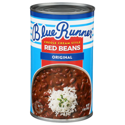 Blue Runner Original Creole Cream Style Red Beans - 27 Ounce