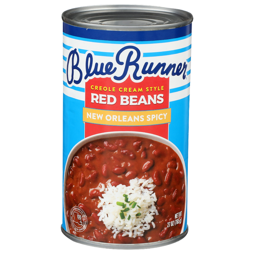 Blue Runner New Orleans Spicy Creole Cream Style Red Beans - 27 Ounce