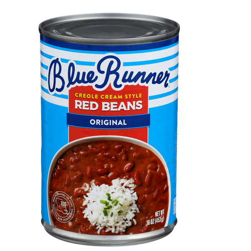 Blue Runner Original Creole Cream Style Red Beans - 16 Ounce