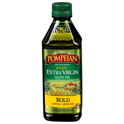 Pompeian Bold Dipping • Drizzling Spanish Extra Virgin Olive Oil - 16 Ounce
