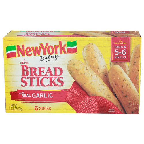 New York Bakery With Real Garlic The Original Bread Sticks - 1.75 Ounce - 6 Count