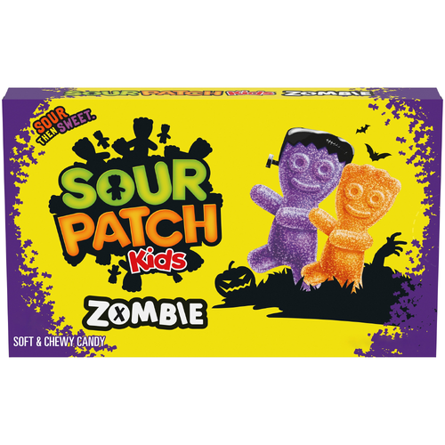 Sour Patch Kids Raspberry Orange Zombie Soft & Chewy Candy - 3.5 Ounce