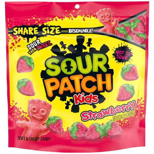 Sour Patch Kids Sour Patch Kids Strawberry Soft & Chewy Candy, Share Size - 12 Ounce