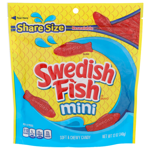 Swedish Fish Brand SWEDISH FISH Soft & Chewy Mini Candy - 12 Ounce