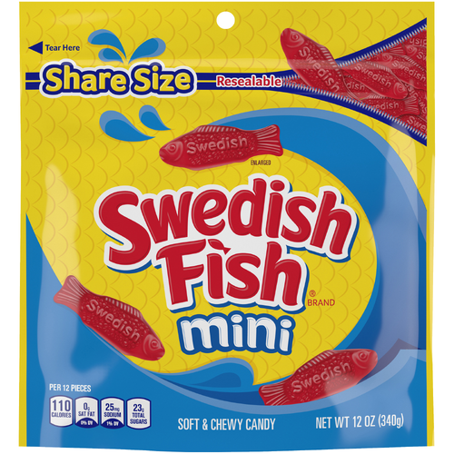 SWEDISH FISH Mini Soft & Chewy Candy - 12 Ounce
