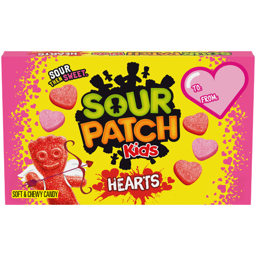 Sour Patch Kids Sour Patch Kids Assorted Soft & Chewy Valentines Day Candy Hearts - 3.1 Ounce