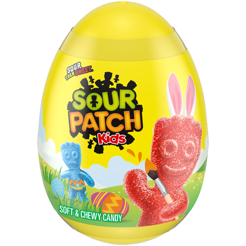 Sour Patch Kids Soft & Chewy Easter Candy, Egg - 0.88 Ounce