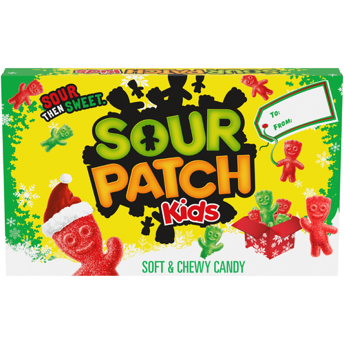Sour Patch Kids Soft & Chewy Gummy Holiday Candy - 3.1 Ounce
