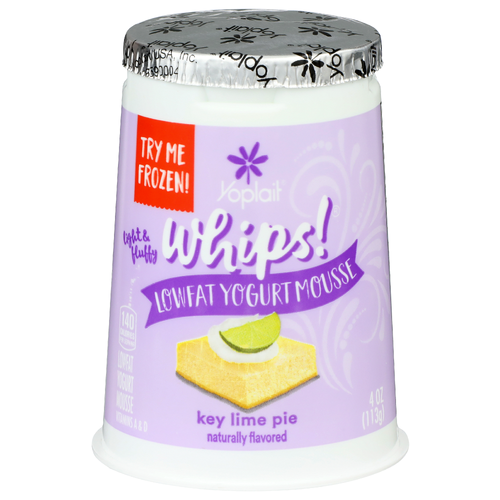 Yoplait Whips! Key Lime Pie Light & Fluffy Lowfat Yogurt Mousse - 4 Ounce Image 1 of 4