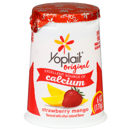 Yoplait Original Strawberry Mango Low Fat Yogurt - 6 Ounce