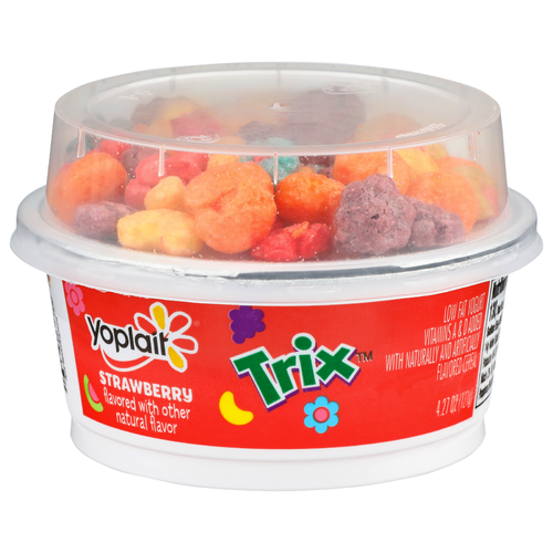Yoplait Original Strawberry Trix Low Fat Yogurt - 4.27 Ounce Image 1 of 4