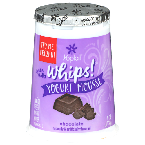 Yoplait Whips! Chocolate Yogurt Mousse - 4 Ounce