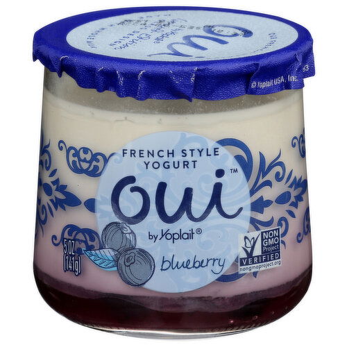 Yoplait Oui Blueberry Yogurt - 5 Ounce