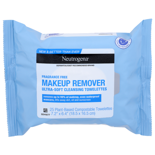 Neutrogena Makeup Remover Ultra-Soft Cleansing Towelettes - 25 Count