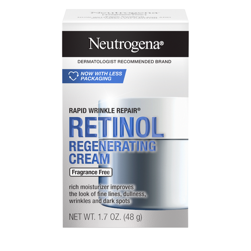 Neutrogena Rapid Wrinkle Repair Retinol Regenerating Cream, Fragrance-Free - 1.7 Ounce