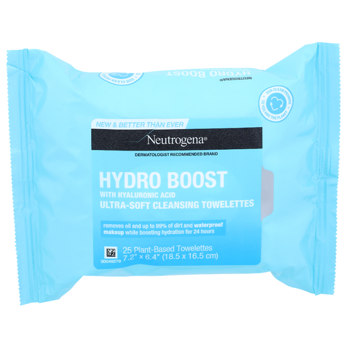 Neutrogena Hydro Boost Ultra-Soft Cleansing Towelettes - 25 Count