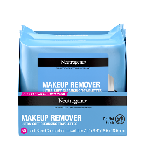 Neutrogena Makeup Remover Ultra-Soft Cleansing Towelettes - 50 Count