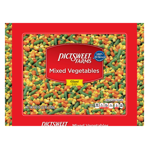 Pictsweet Farms Giant Size Mixed Vegetables - 80 Ounce