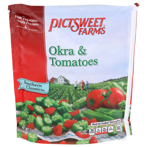 Pictsweet Farms Southern Classics Okra & Tomatoes - 12 Ounce