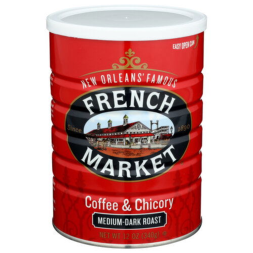 French Market C & C Dark Coffee And Chicory - 12 Ounce