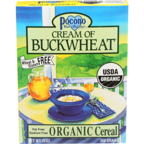 Pocono Heart Of Buckwheat Brand Cereal Cream - 13 Ounce